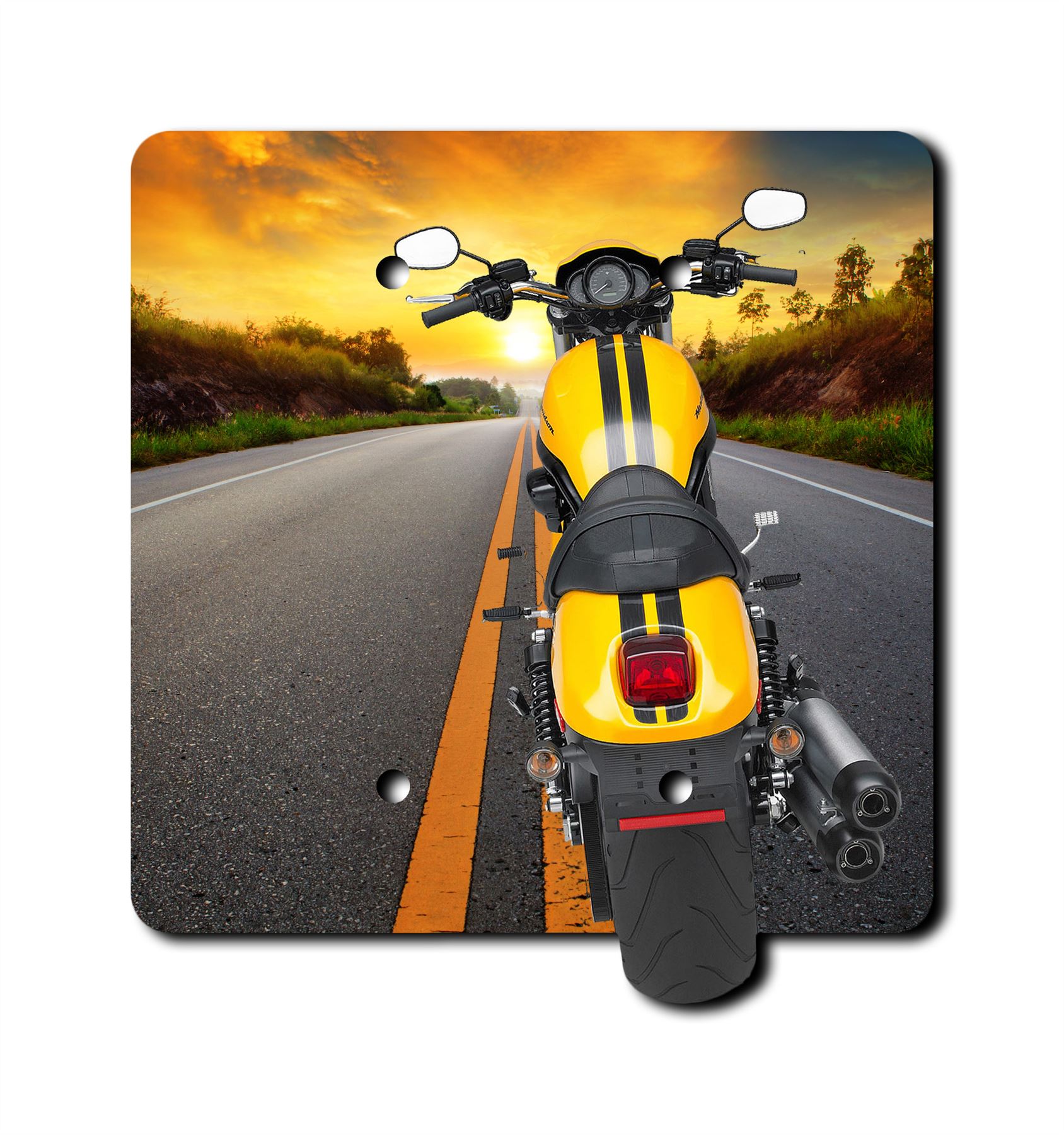 Interruptor de placa de pared para motocicleta placas de pared salida basculante cubierta 1 2 3 velocidades - Imagen 2 de 12
