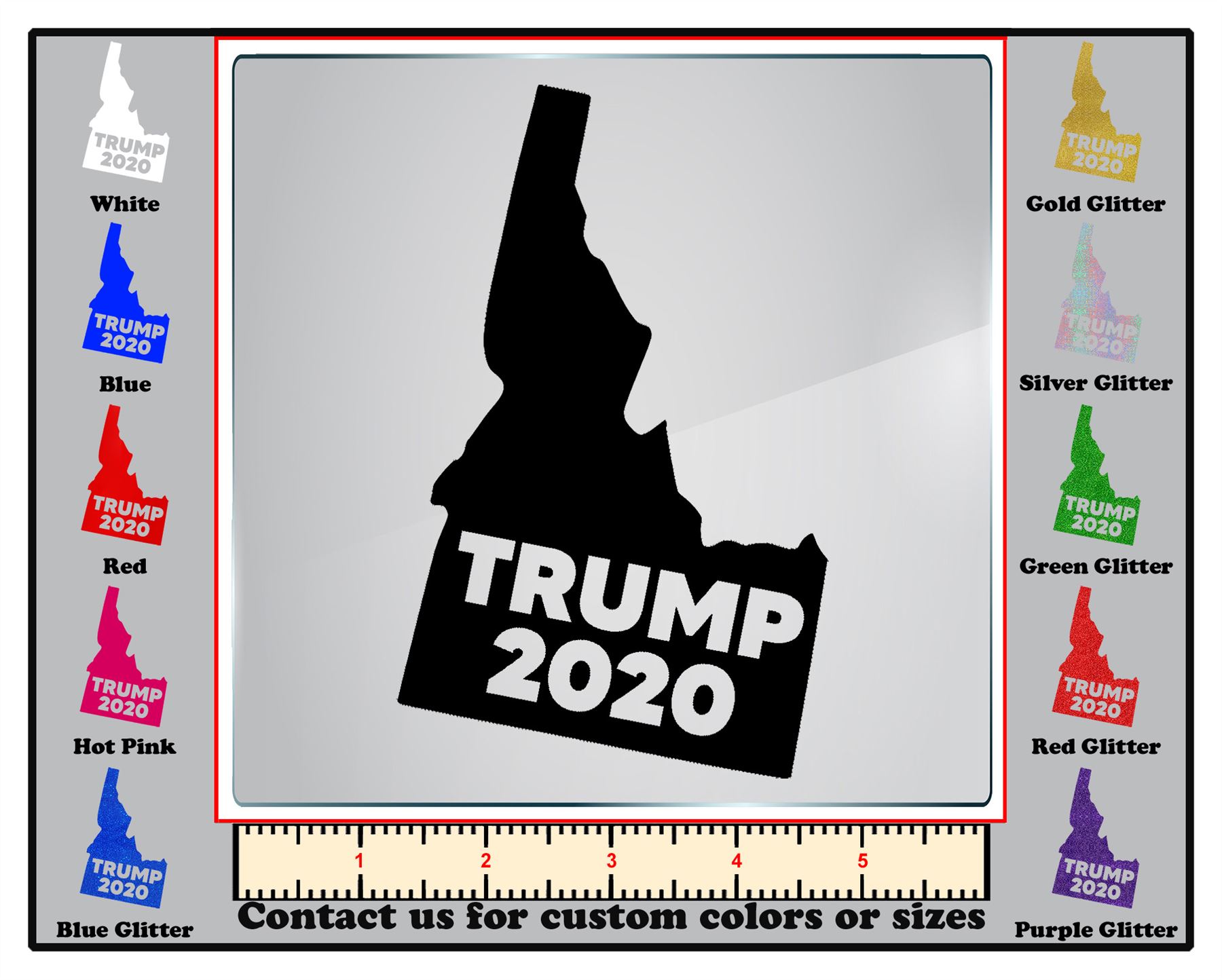 Wall DecalDoggy Maryland For Donald Trump 2020 Vinyl Decal Car