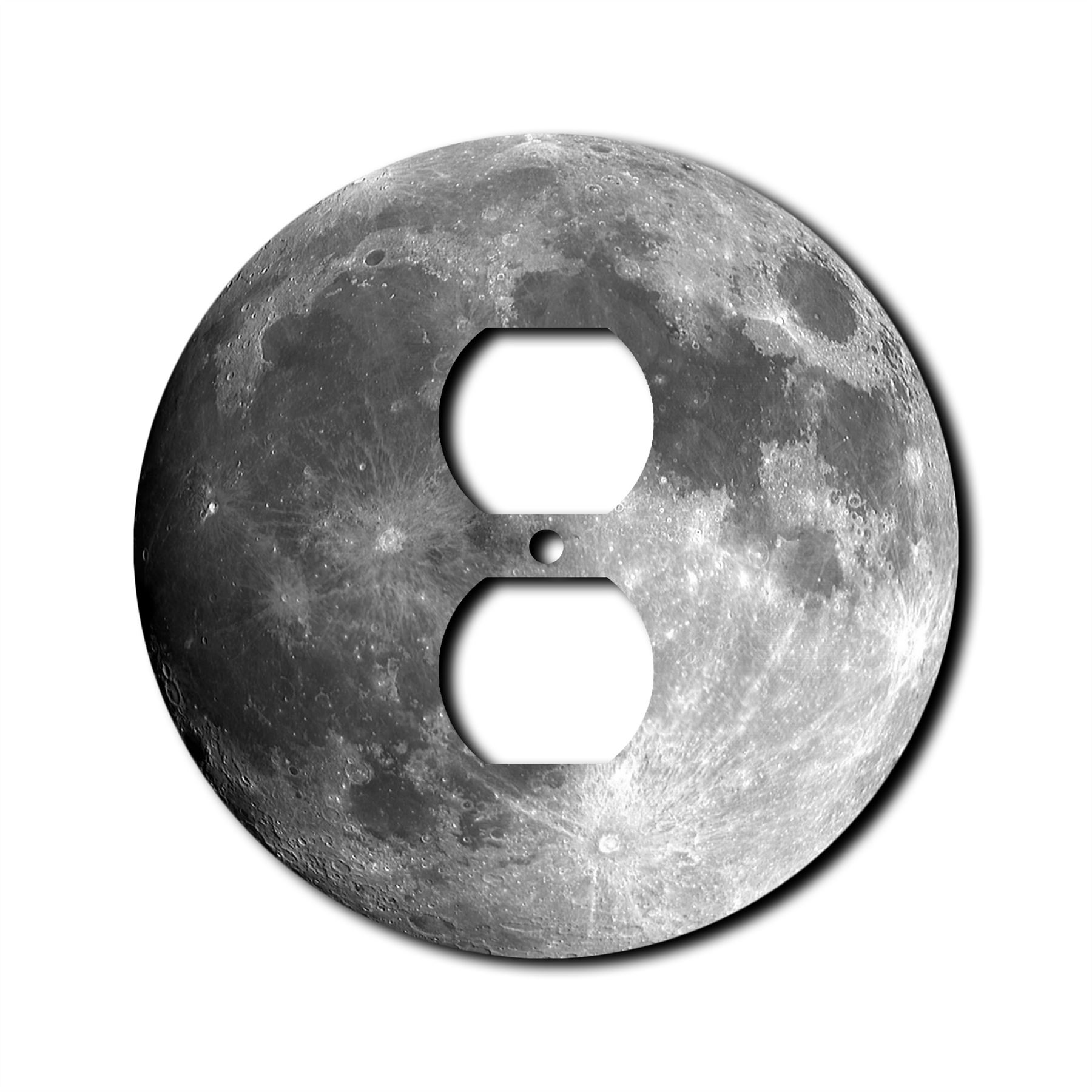 Luna Espacio Exterior Placa de Pared Interruptor Placas de Pared Salida Balancín Cubierta 1 2 3 Velocidades - Imagen 8 de 12