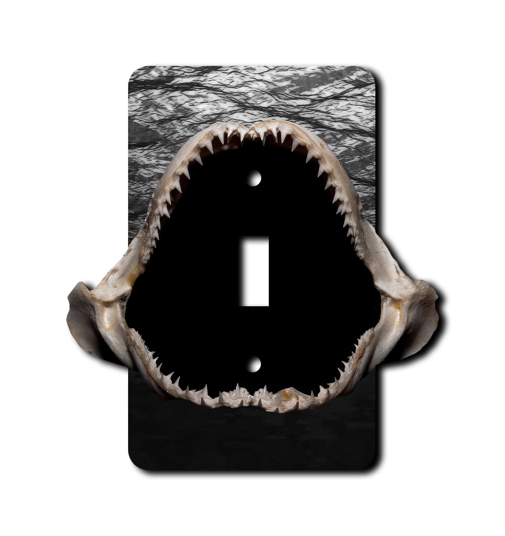 Tiburón Mandíbulas Placa de Pared Interruptor Paleta Salida Balancín Cubierta Placas de Pared - Imagen 7 de 12