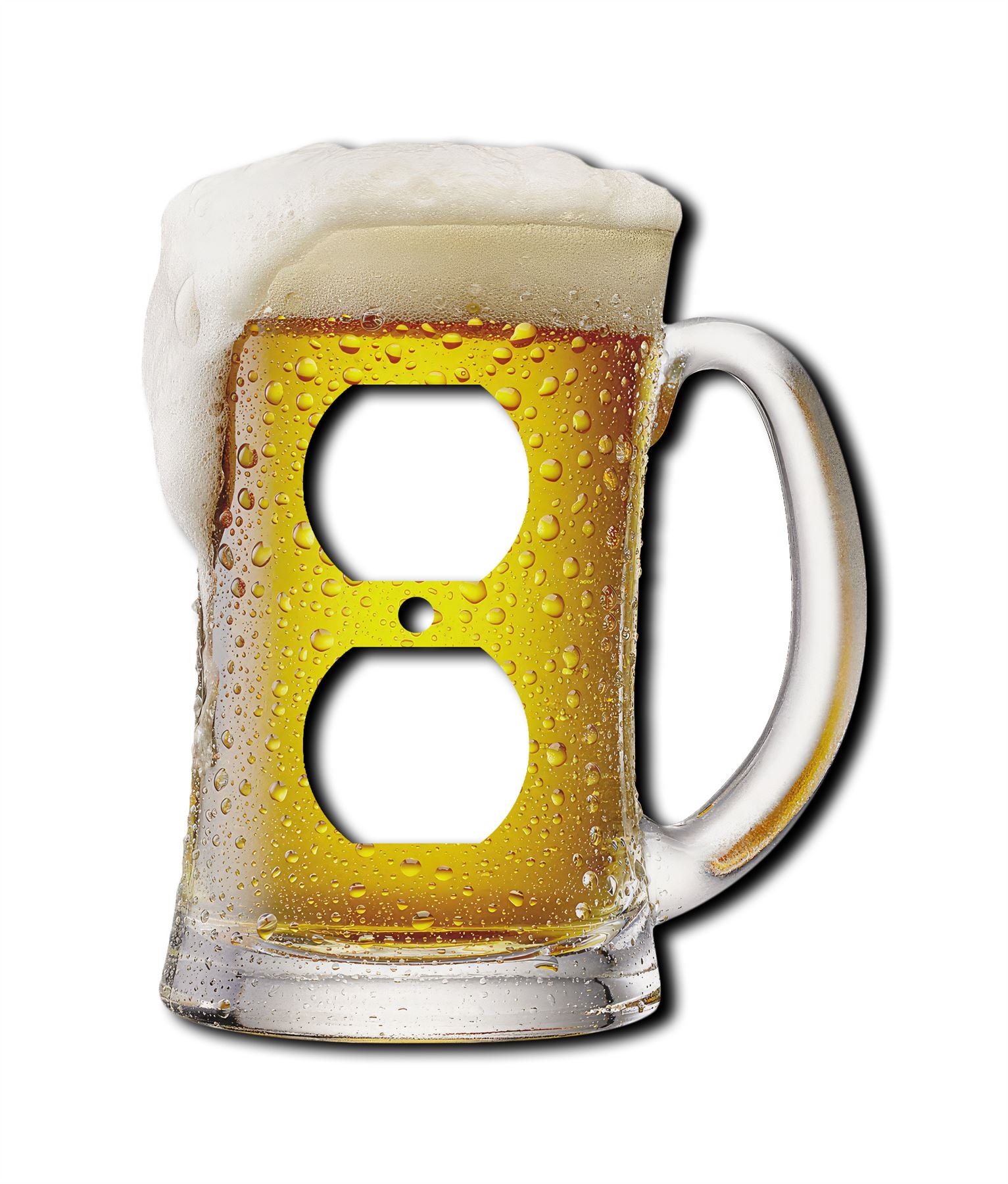 Taza de cerveza placa de pared interruptor placas de pared salida basculante cubierta 1 2 3 velocidades - Imagen 8 de 12