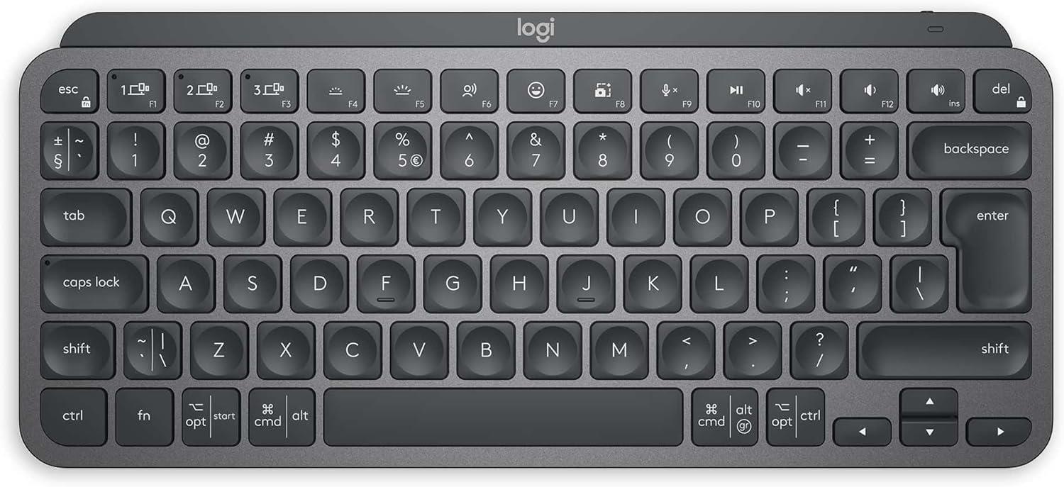 新品 Logitech MXKeys Wireless Illuminated Logitech MX Keys Mini Wireless Keyboard Illuminated Graphite