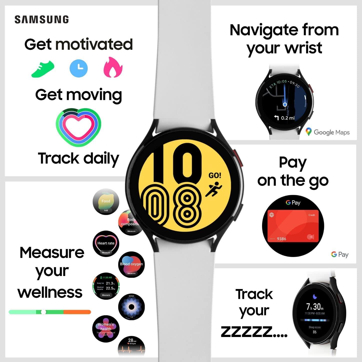 Reloj inteligente Samsung Galaxy Watch4 SM-R860 40mm Bluetooth - Varios colores - Imagen 21 de 29