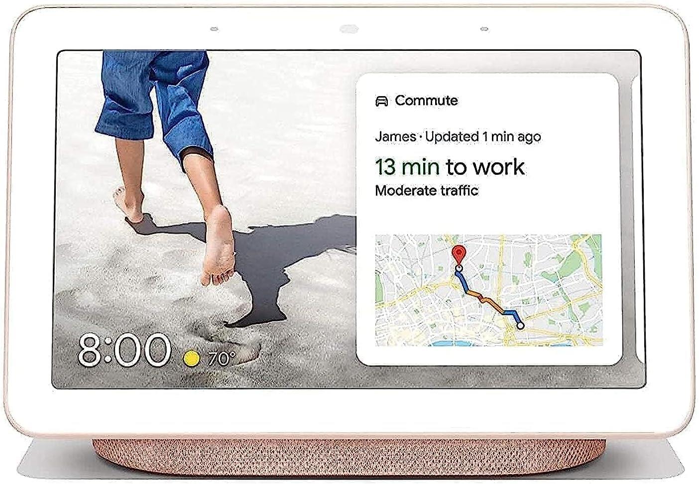 Google Nest Home Hub 7" Smart Lautsprecher & Display Sprachsteuerung Befehlsassistent - Bild 17 von 21