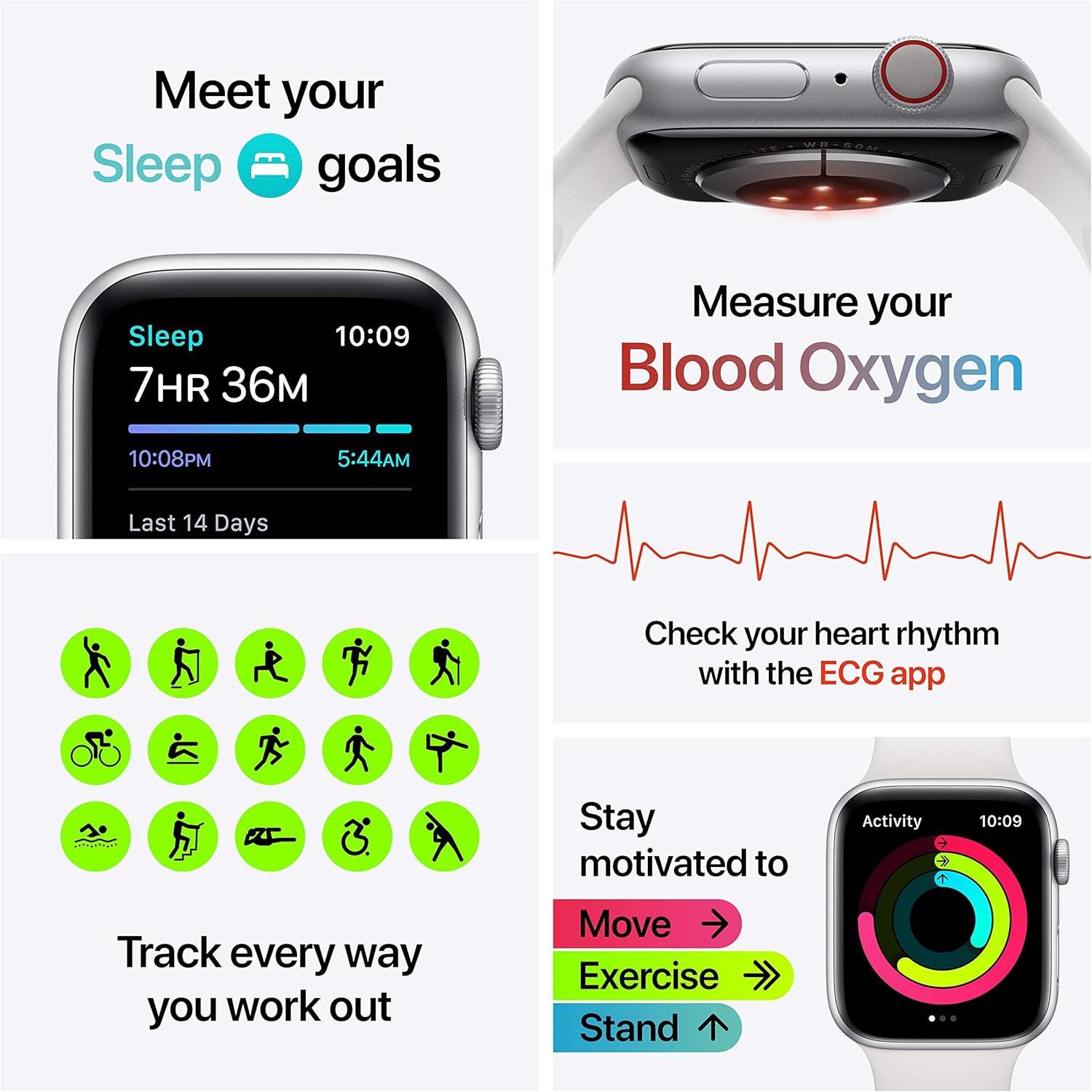 Apple Watch Series 6 44MM - Różne kolory - 4G - A2376 - Zdjęcie 60 z 61