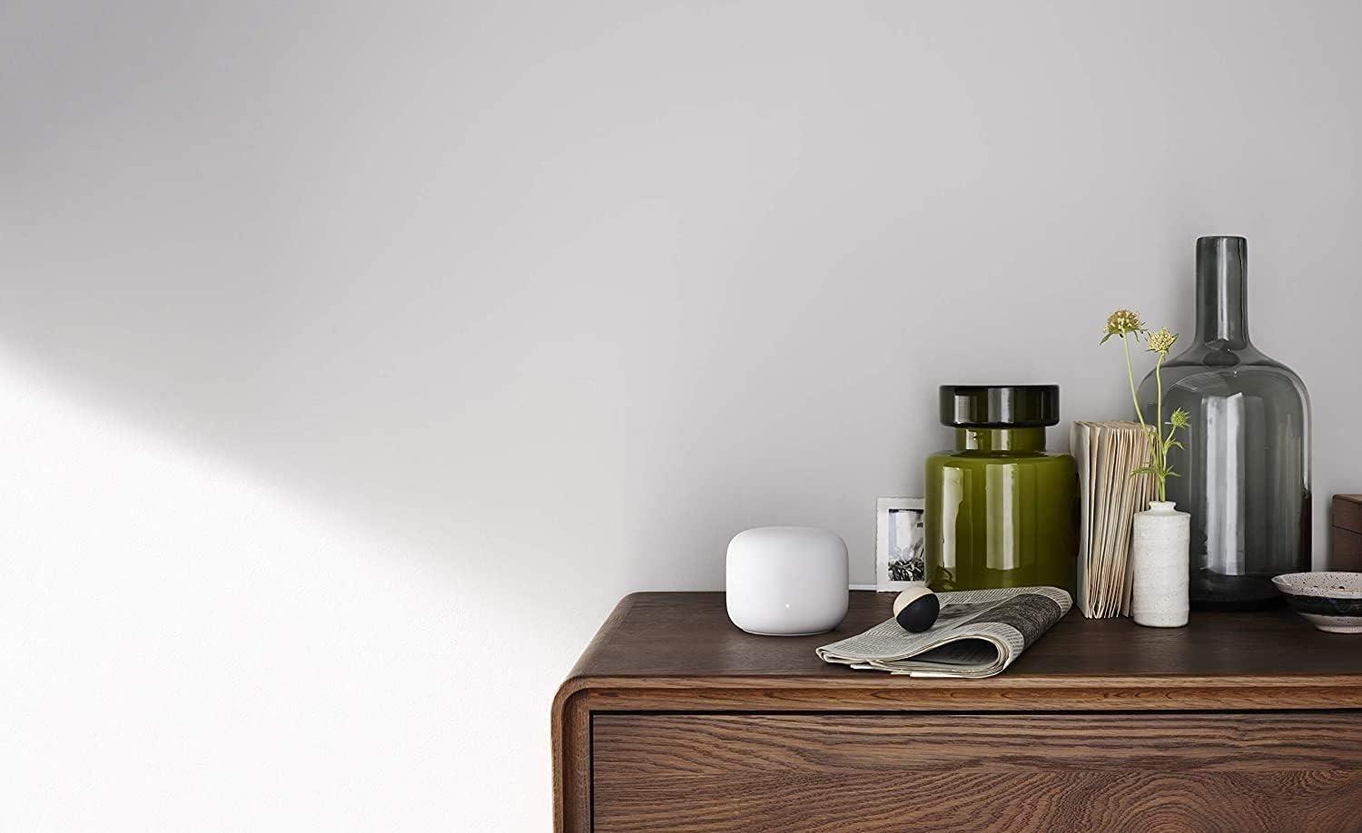 Google Nest Wi-Fi Router i Add on point | GA00595 / 822 Mesh Wi-Fi | Wielopak - Zdjęcie 15 z 22