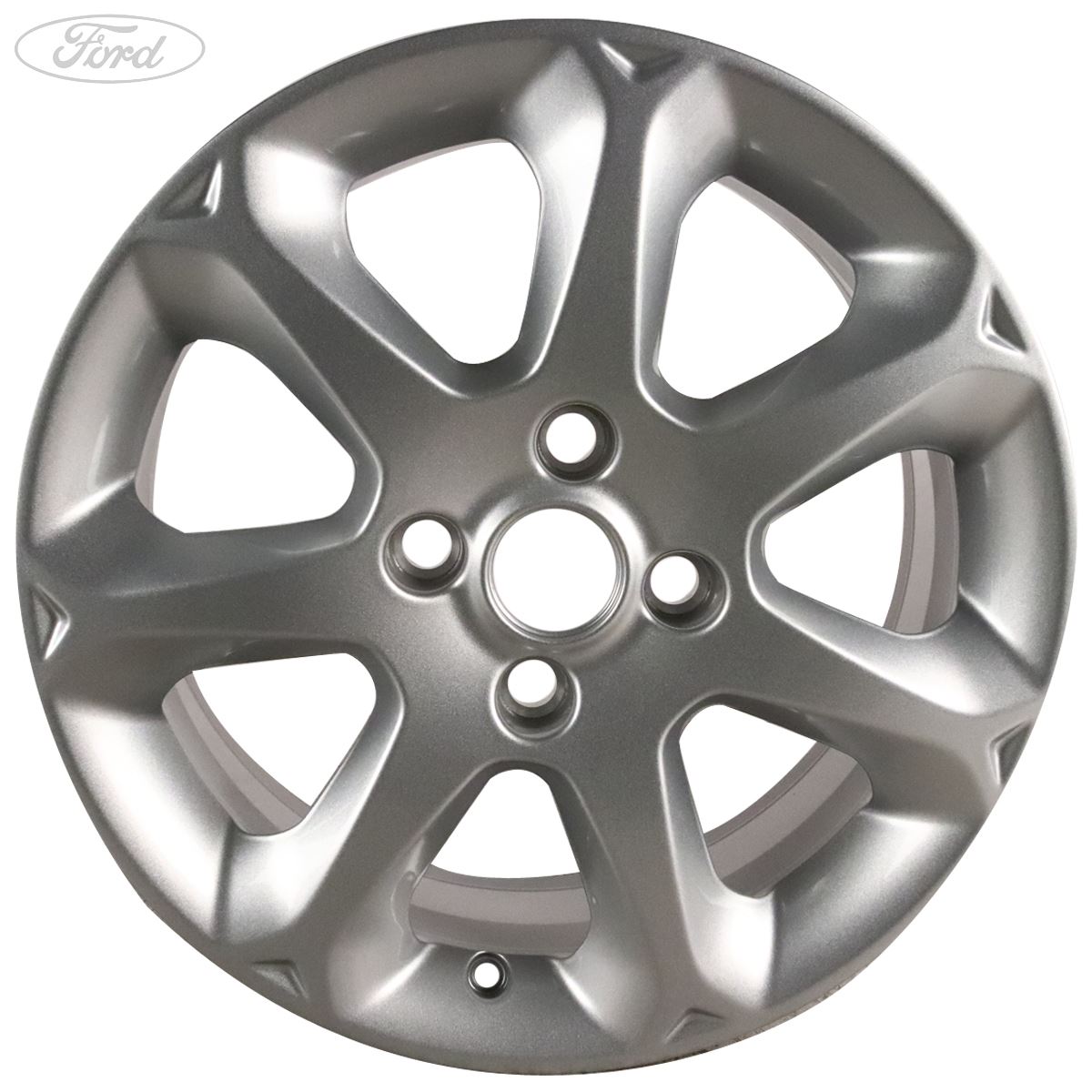 Genuine Ford Fiesta MK7 16" Inch Alloy Wheel 6.5Jx16 7 Spoke Silver