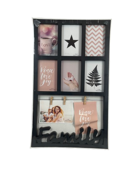 Multi Bilderrahmen Collage Blende Fotorahmen fasst bis zu 18 - 6"" x 4"" Fotos - Bild 4 von 17