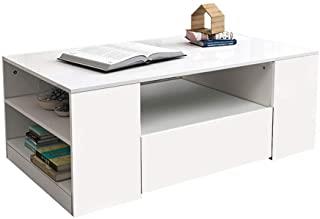 Hampton&Stewart High Gloss Coffee Table With Storage Drawer Modern Living Room Wooden Black Hampton&Stewart High Gloss Coffee Table With Storage Drawer Modern Living Room Wooden Black