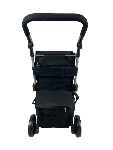 Faltbarer großer Einkaufstrolley mit 6 Rädern, verstellbarer Griff, Kühltasche, UK LAGER - Bild 4 von 19