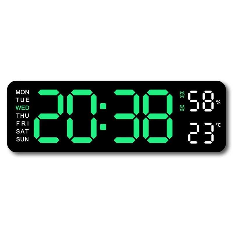 Wecker LED Display Digital Spiegelwecker Batterie/Steckwecker - Bild 4 von 4