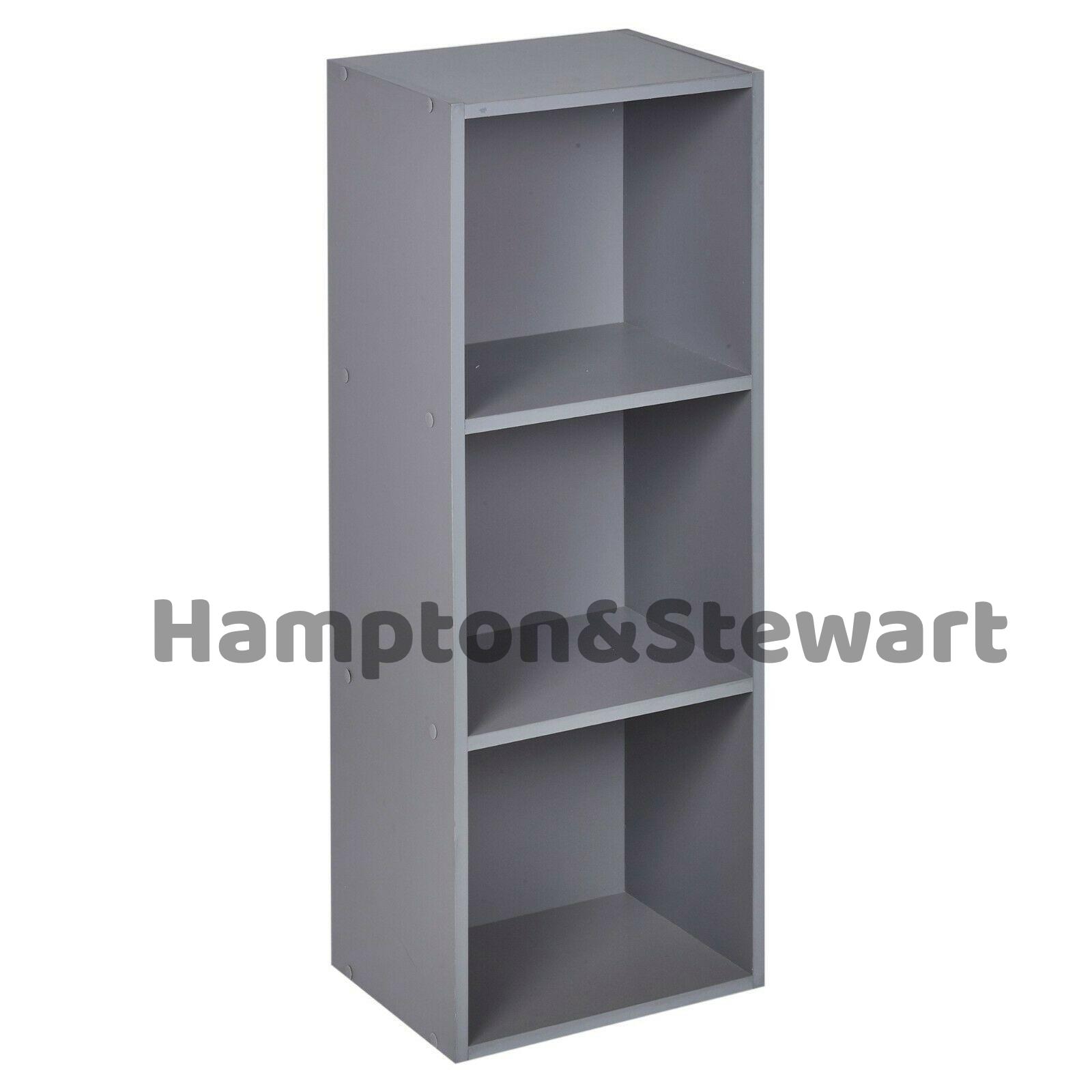 1,2,3,4,5 Tier Wooden Bookcase Shelving Display Shelves Storage Unit Wood Shelf - Picture 3 of 8