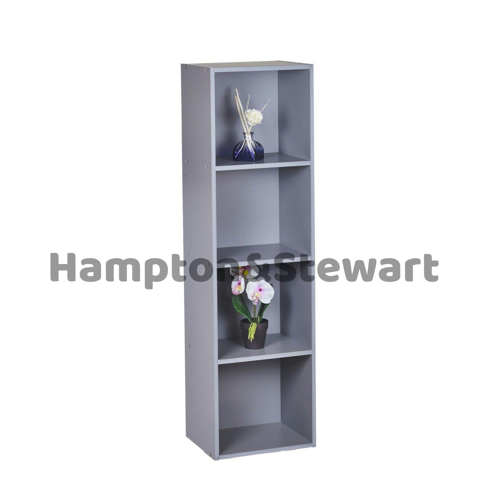 1,2,3,4,5 Tier Wooden Bookcase Shelving Display Shelves Storage Unit Wood Shelf - Picture 4 of 8