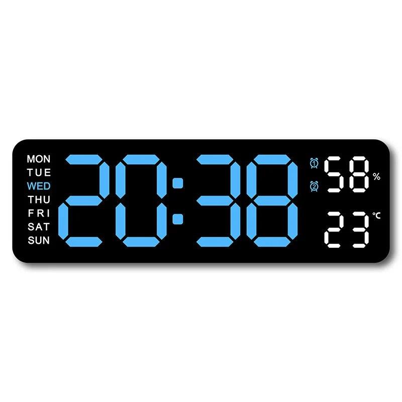 Wecker LED Display Digital Spiegelwecker Batterie/Steckwecker - Bild 2 von 4
