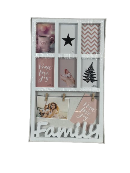 Multi Bilderrahmen Collage Blende Fotorahmen fasst bis zu 18 - 6"" x 4"" Fotos - Bild 5 von 17