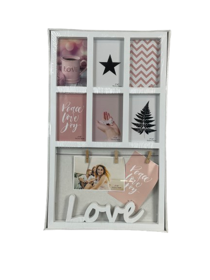 Multi Bilderrahmen Collage Blende Fotorahmen fasst bis zu 18 - 6"" x 4"" Fotos - Bild 6 von 17