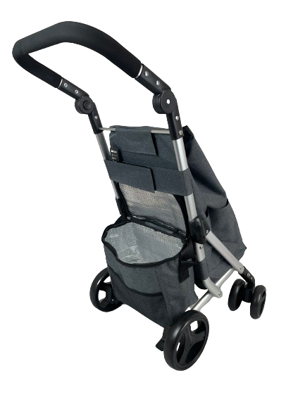 Faltbarer großer Einkaufstrolley mit 6 Rädern, verstellbarer Griff, Kühltasche, UK LAGER - Bild 12 von 19