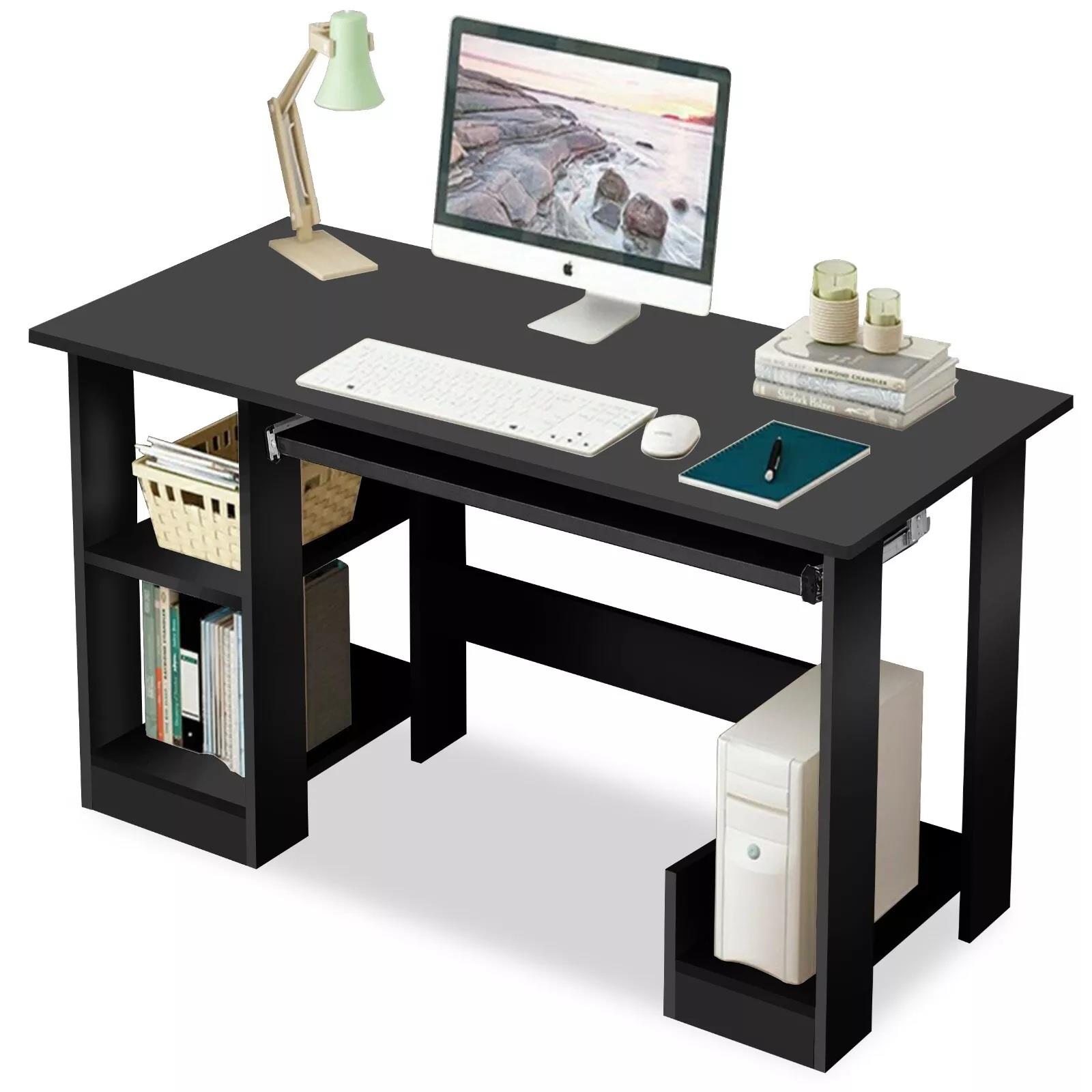 Modern Minimalist Computer Desk – Built-In Storage & Easy Assembly - Picture 2 of 6
