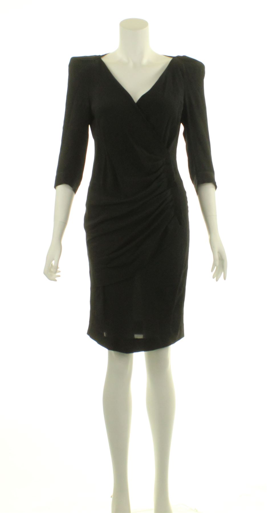 Black Silk Evening Dress