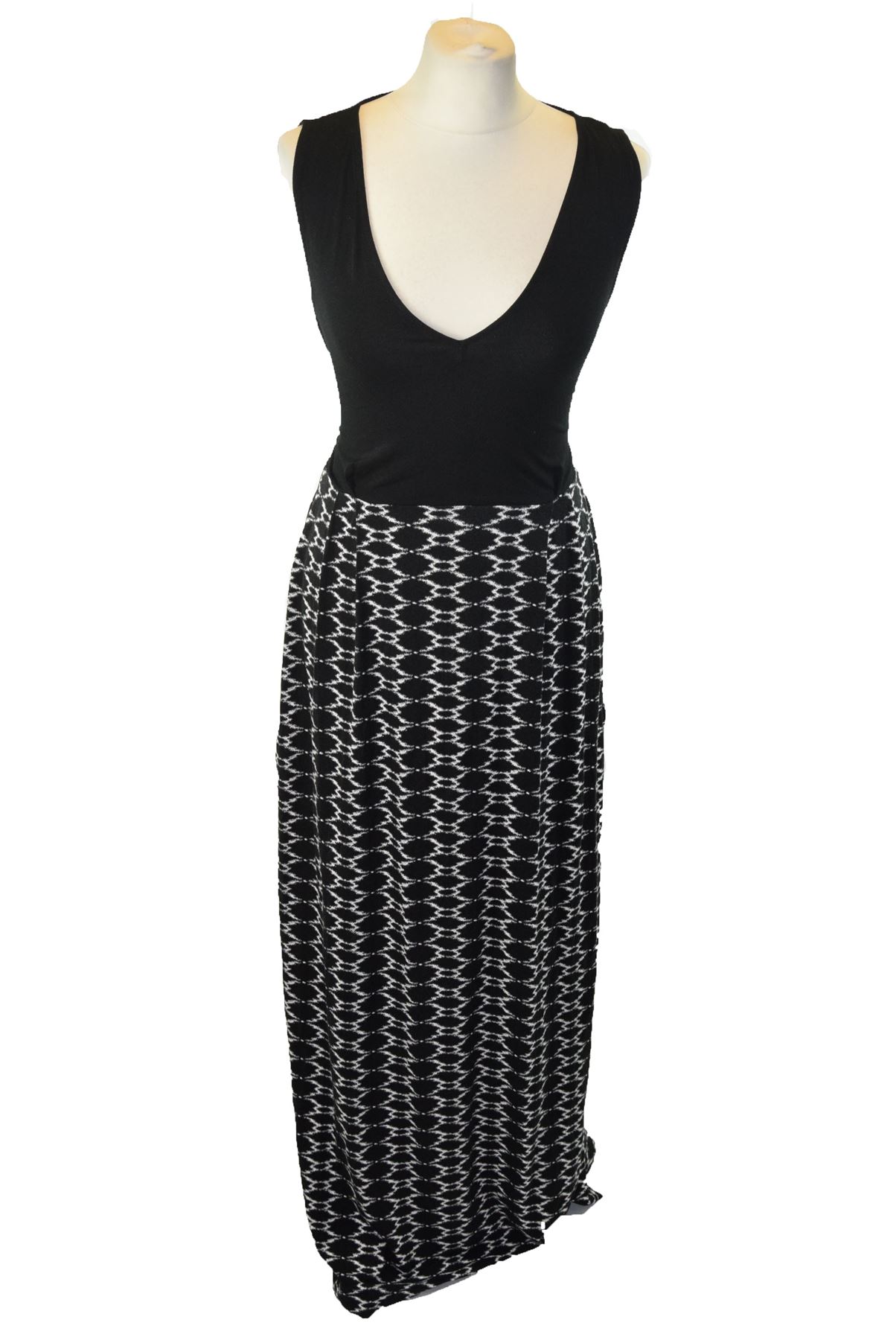 hobbs black and white dress