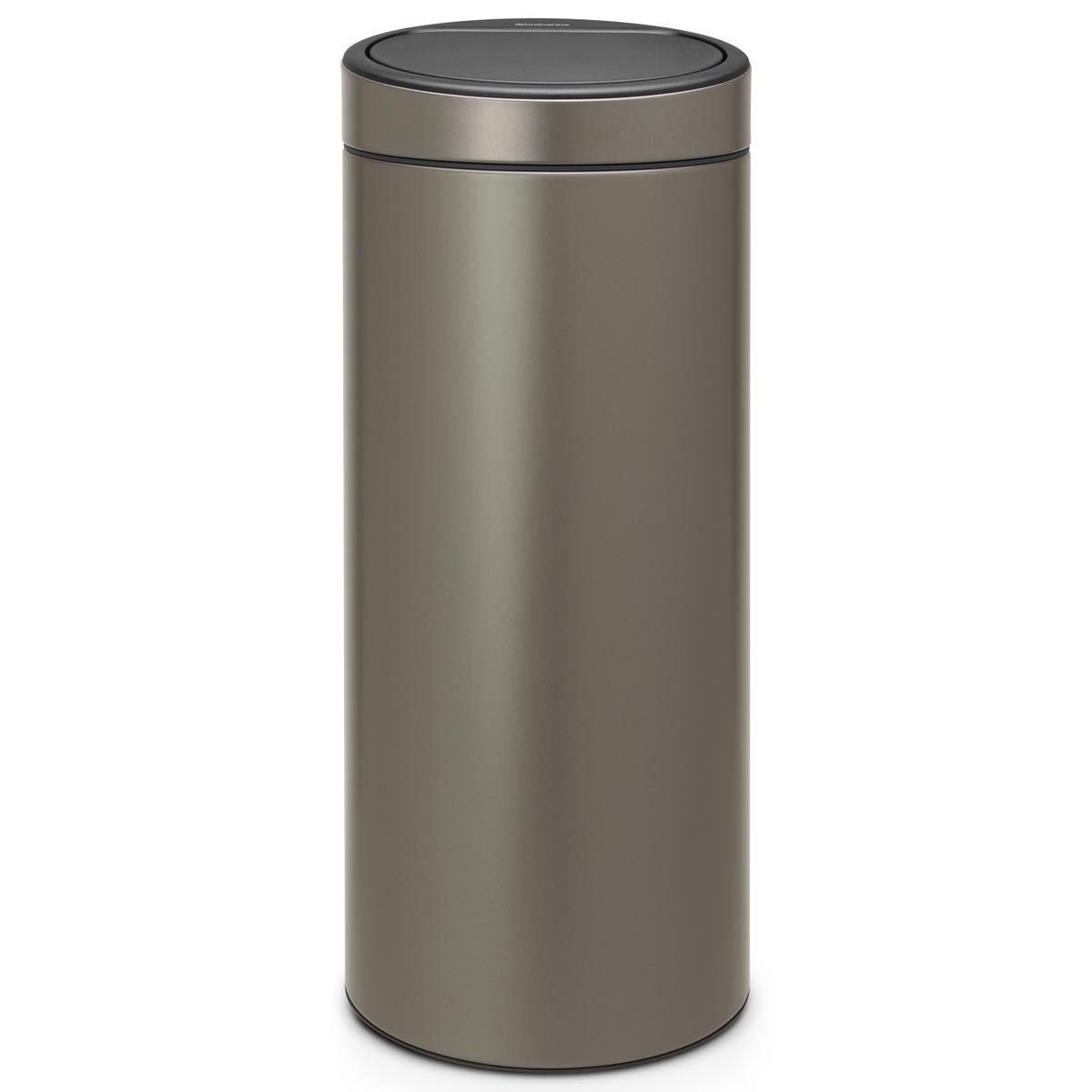 Brabantia Touch Bin New 30 Litre Plastic Bucket White Black Beige Gold Grey - Picture 20 of 22