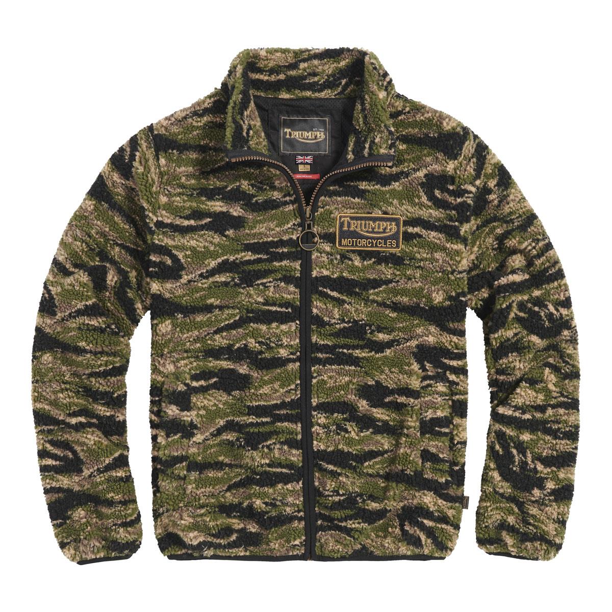 Triumph Motorcycles Mens Baloo Jacket Tiger Camo Medium Large Extra Large XXL - Picture 4 of 7