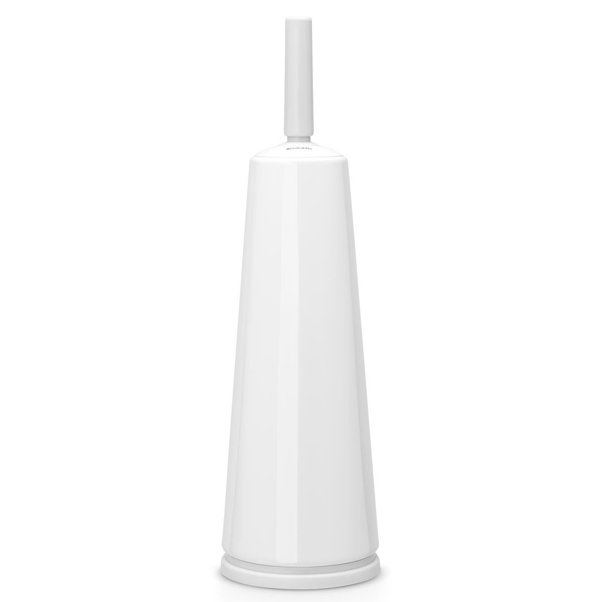Brabantia Toilet Brush And Holder Classic White Platimum Black Silver - Picture 16 of 16