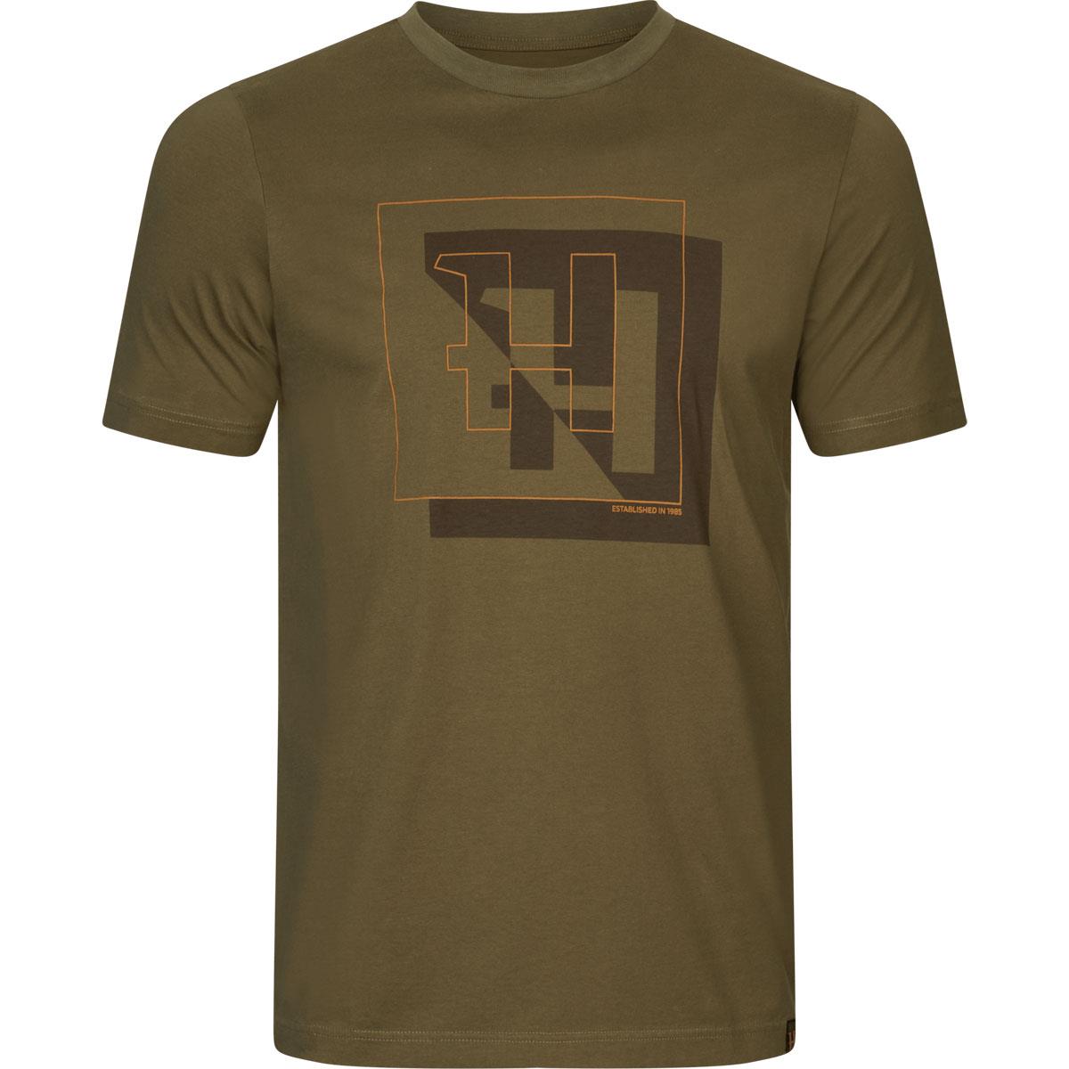 Harkila Mens H logo Short Sleeve Crew Neck Cotton T Shirt Sizes Medium To 3XL - Picture 11 of 18
