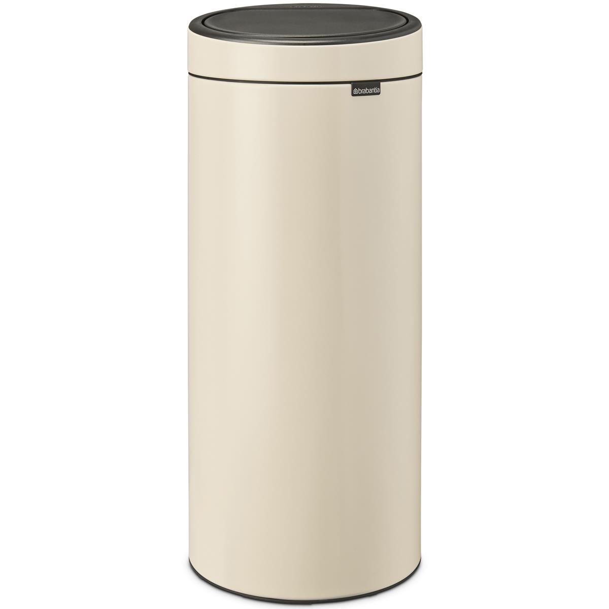 Brabantia Touch Bin New 30 Litre Plastic Bucket White Black Beige Gold Grey - Picture 21 of 22