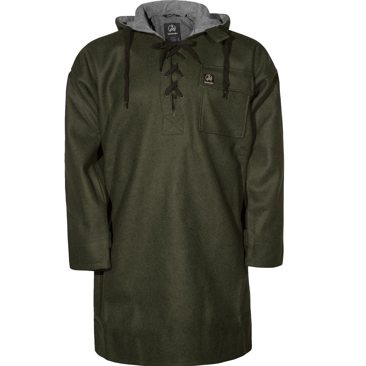 Swanndri Mens Original Lace Front Bushshirt Green Small Medium Large XL XXL