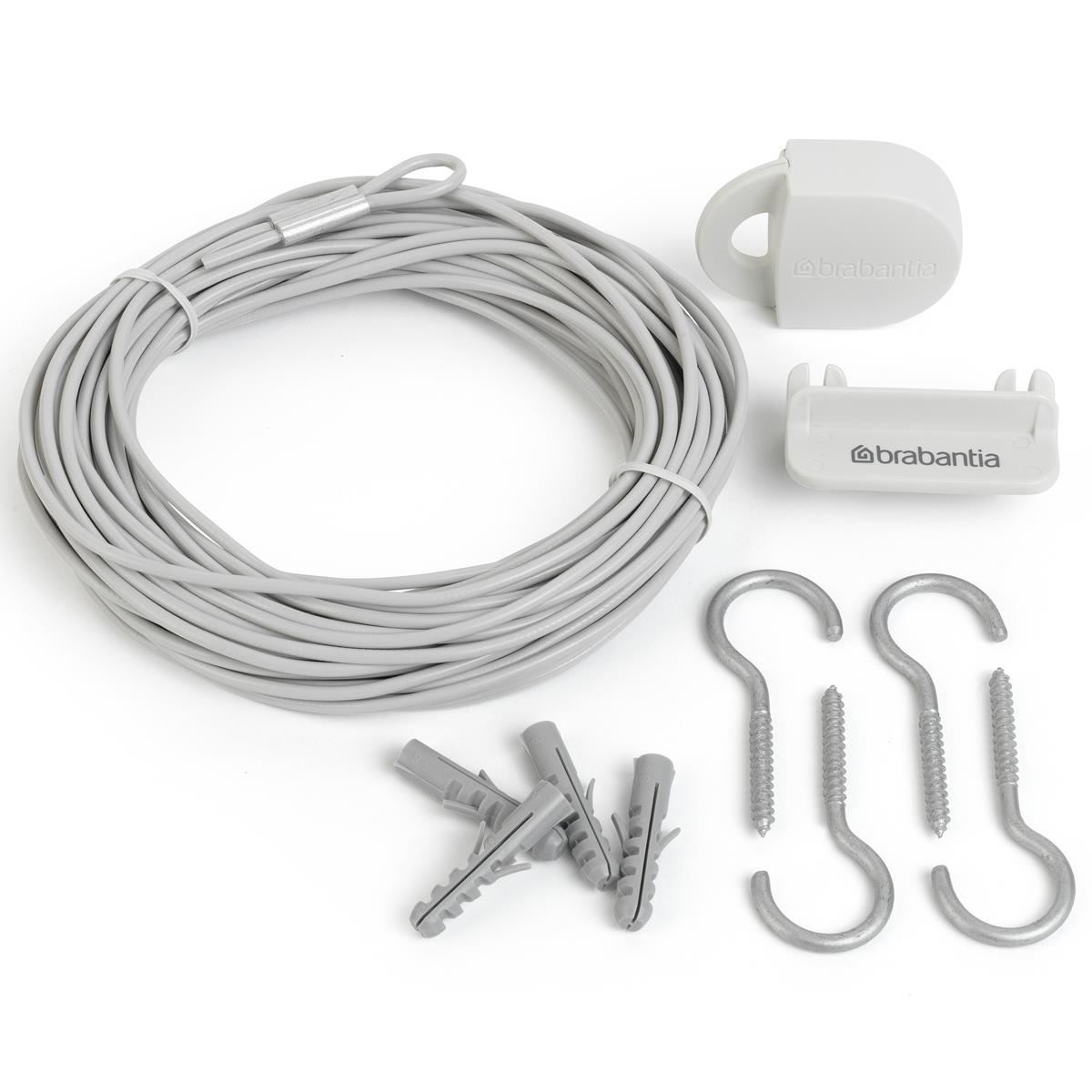 Brabantia Clothes Line Set UV Resistant White Indoor Or Outdoor Use 105647 - Picture 4 of 4