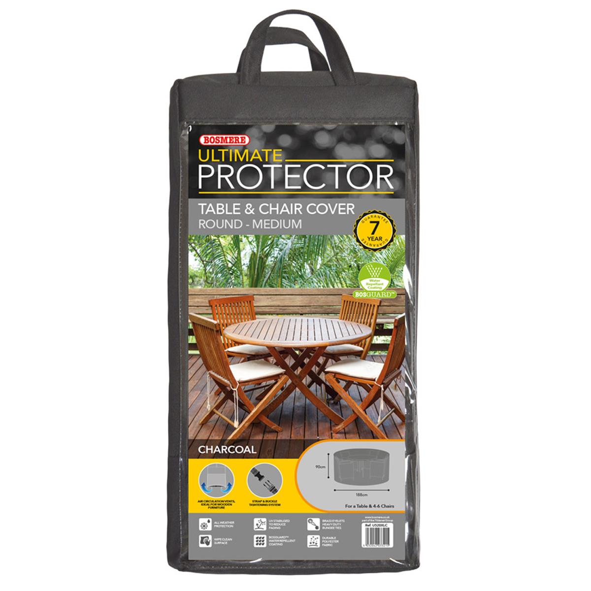 Bosmere Ultimate Protector Circular Patio Set Cover Various Size 4 To 8 Seat - Picture 13 of 20