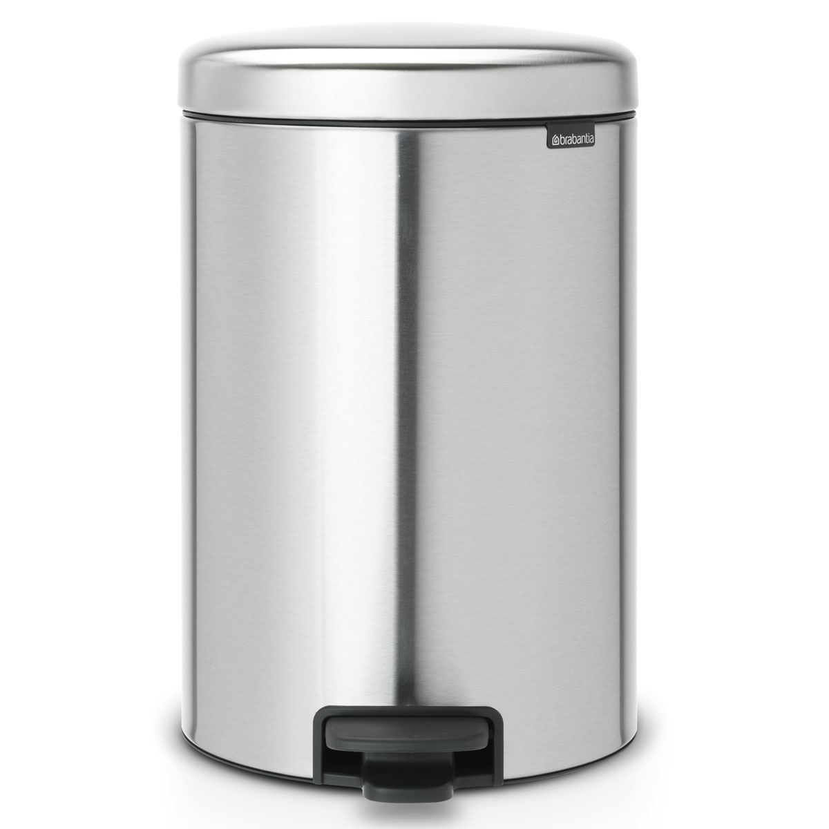 Brabantia newIcon Pedal Bin 20 Litre Plastic Bucket White Black Grey Green Taupe - Picture 17 of 26