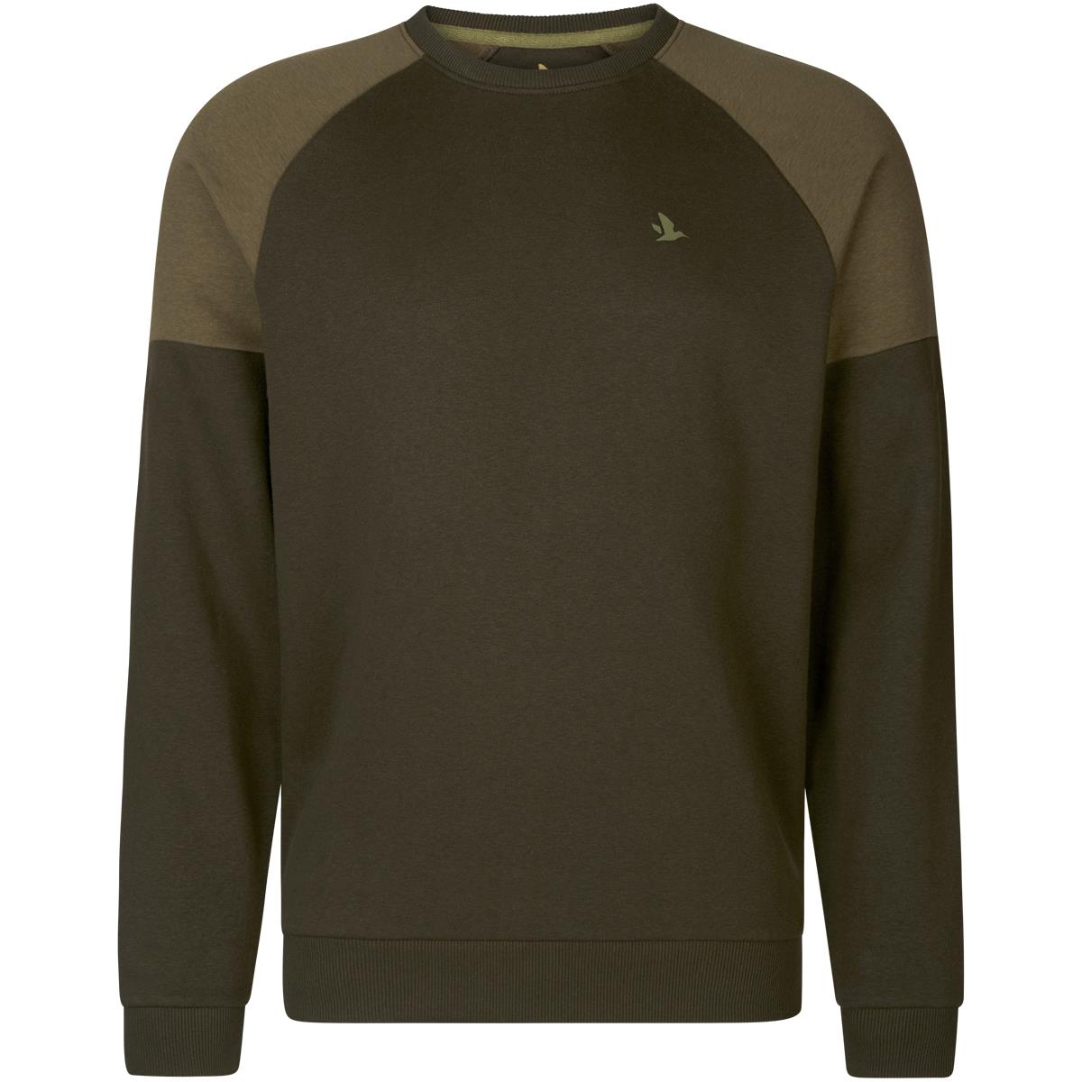 Seeland Mens Cross Long Sleeve Sweatshirt Pine Green Sizes Medium To 3XL - Picture 7 of 8
