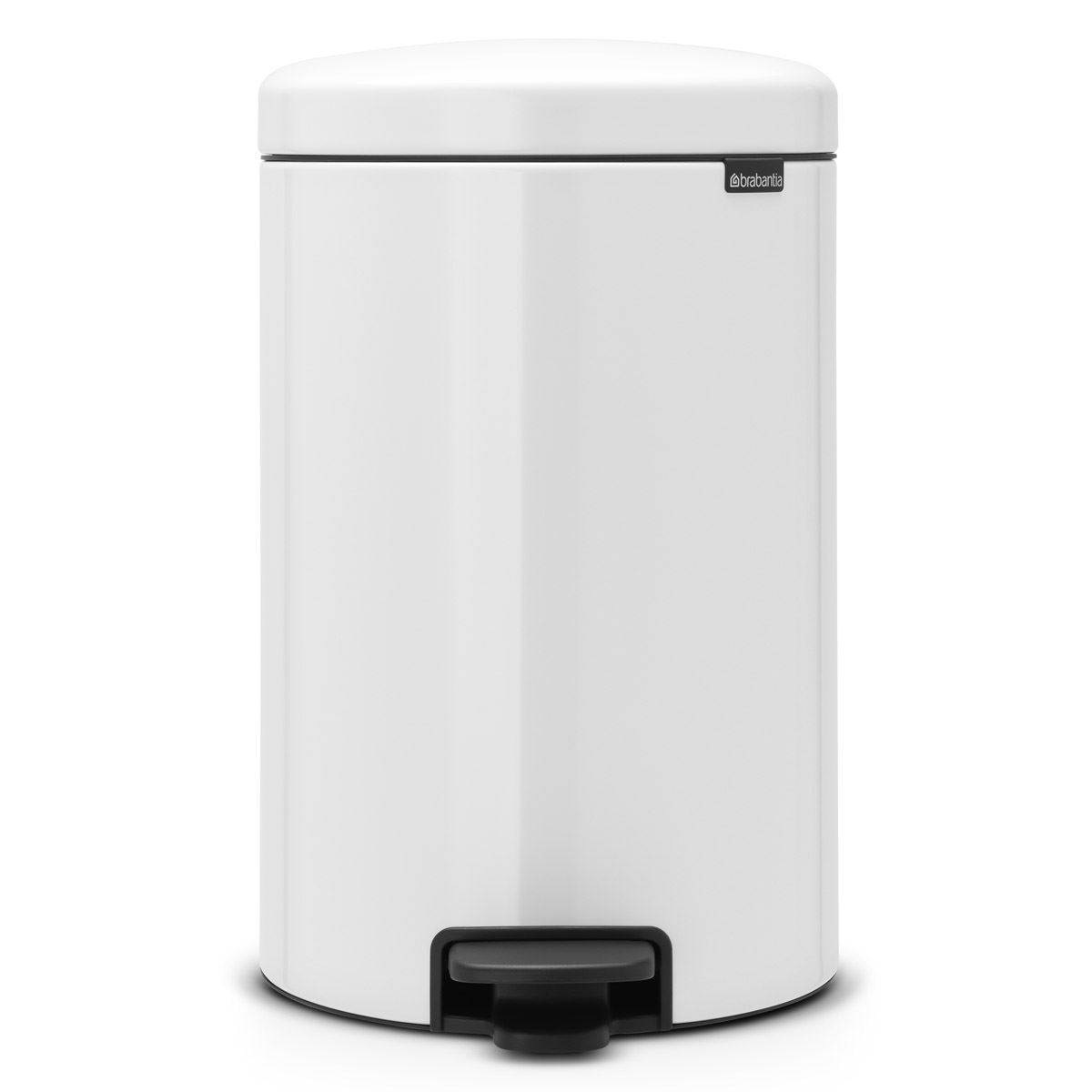Brabantia newIcon Pedal Bin 20 Litre Plastic Bucket White Black Grey Green Taupe - Picture 26 of 26
