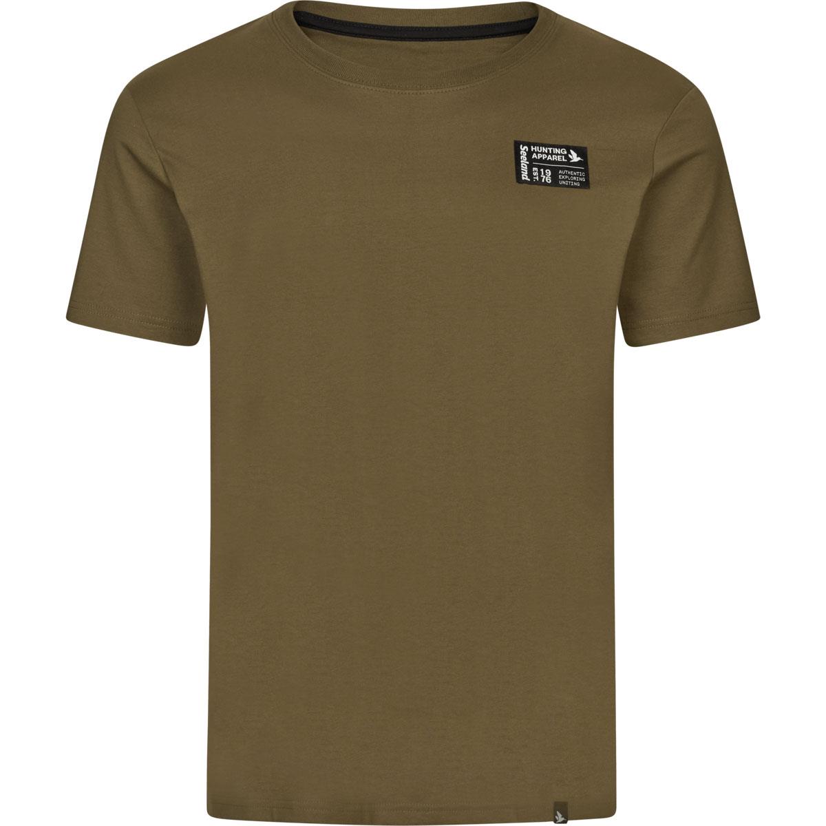 Seeland Men Striker Short Sleeved T Shirt Military Olive Green Size Small To 4XL