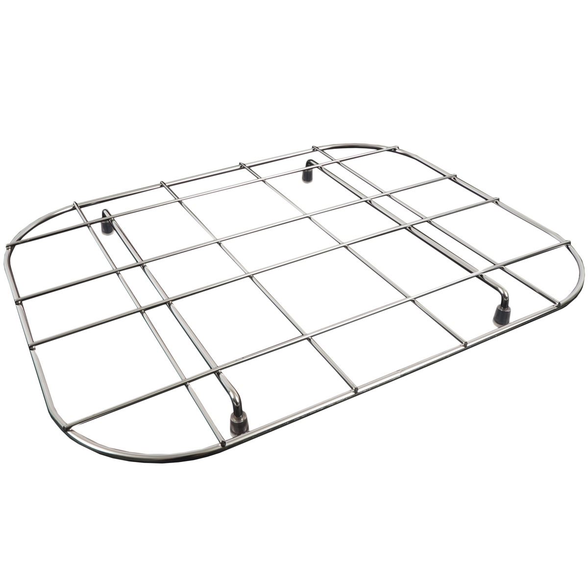 Delfinware Standard Kitchen Sink Mat Non Slip White Stainless Steel Black - Picture 9 of 10