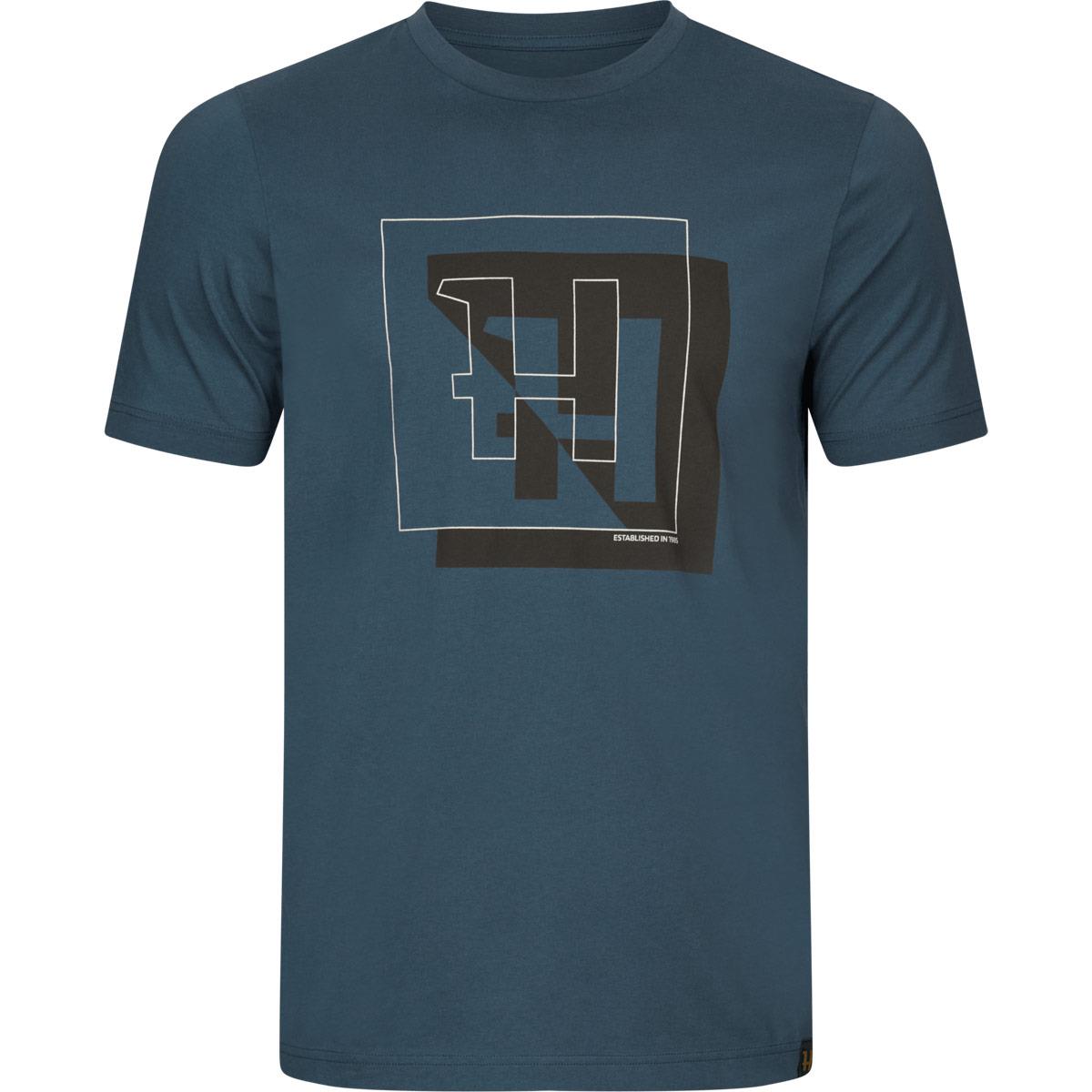 Harkila Mens H logo Short Sleeve Crew Neck Cotton T Shirt Sizes Medium To 3XL - Picture 18 of 18