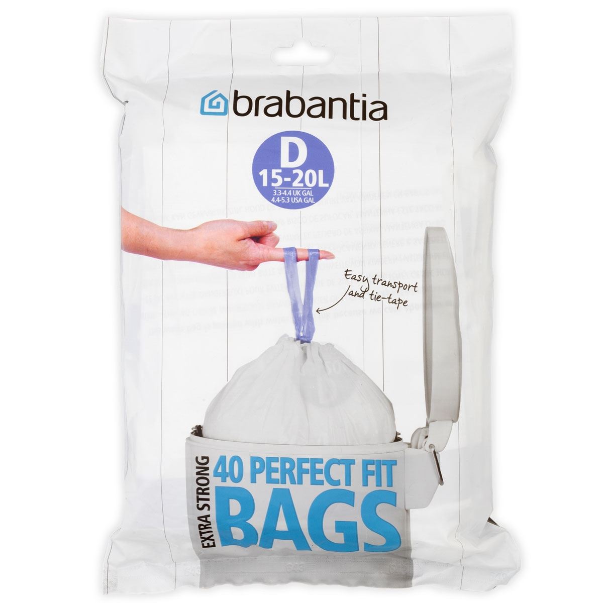 Brabantia Bin Liners Dispenser Packs PerfectFit Bags 3L 5L 10L 20L 30L 40L 60L eBay