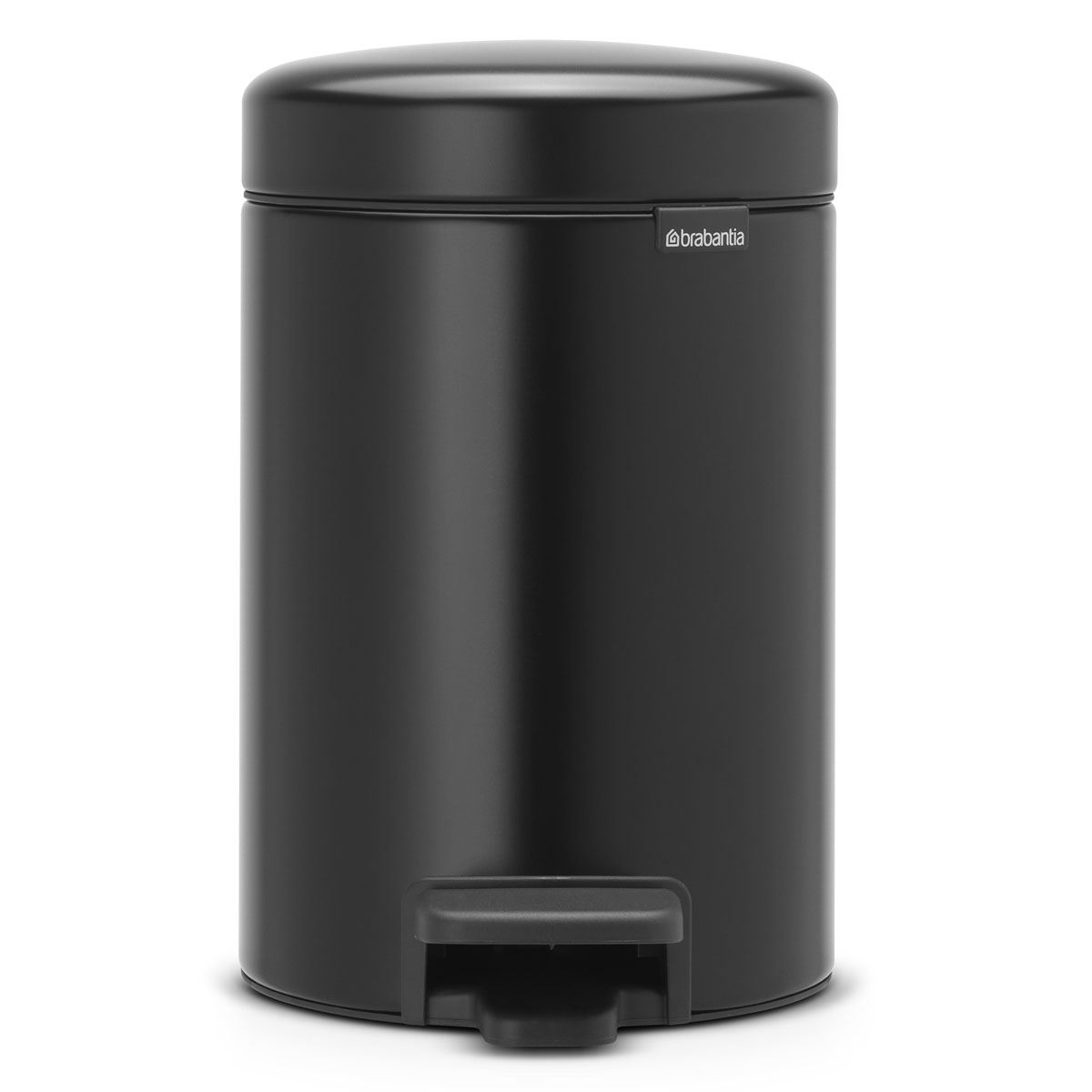 Brabantia newIcon Pedal Bin 3 Litre Plastic Bucket White Green Grey Taupe Black - Picture 16 of 26
