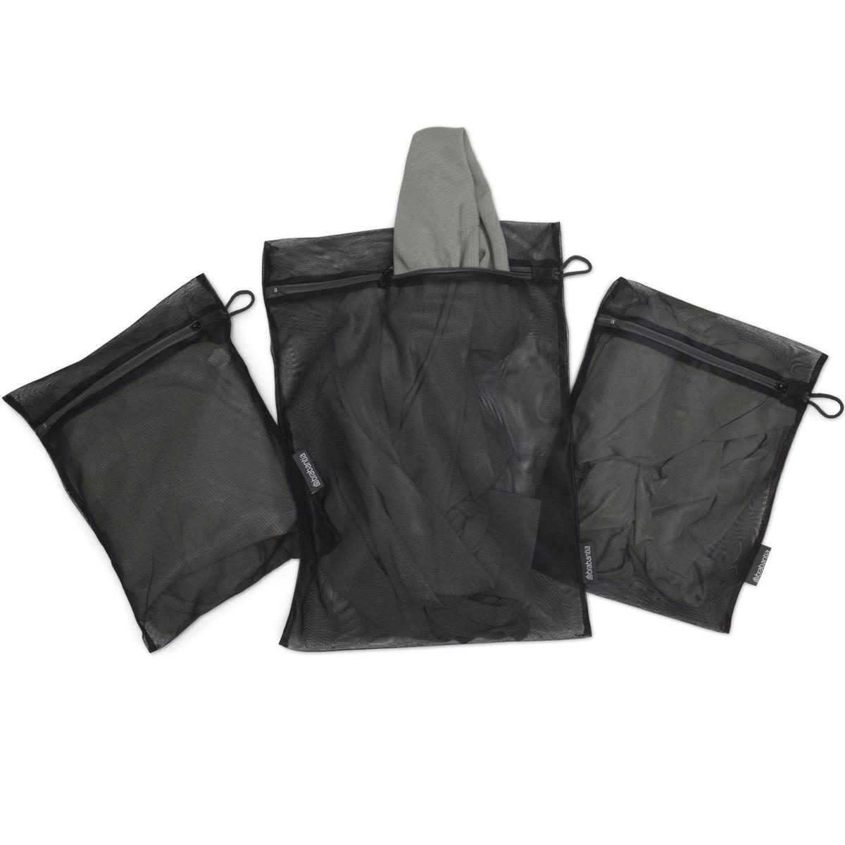 Brabantia Wash Bags Set Of 3 Garment Machine Wash Laundry Bag White Grey Black - Picture 10 of 11
