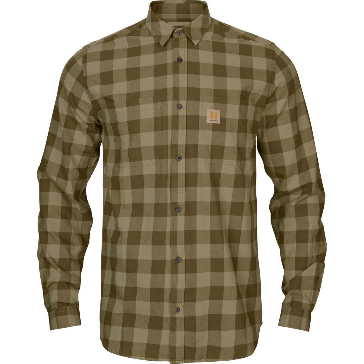 Harkila Mens Scandinavian Shirt Green Check Red Check Size Medium L XL 3XL 4XL - Picture 32 of 34
