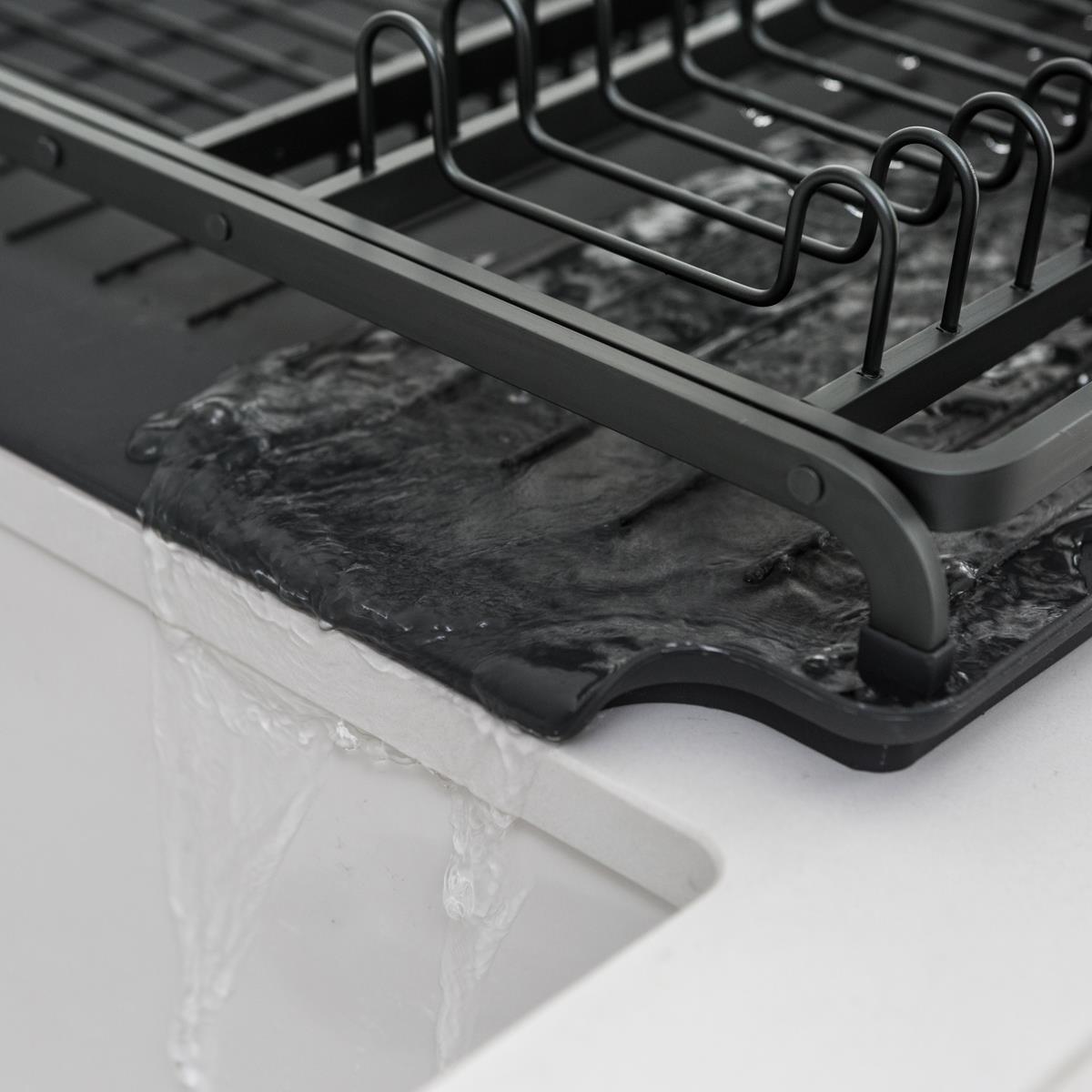 Brabantia Dish Drying Rack Light or Dark Grey Kitchen Drainers - Picture 11 of 12