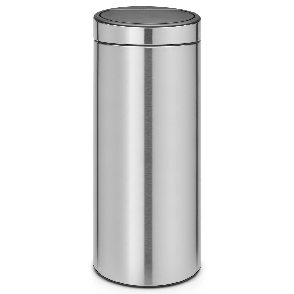 Brabantia Touch Bin New 30 Litre Plastic Bucket White Black Beige Gold Grey - Picture 16 of 22