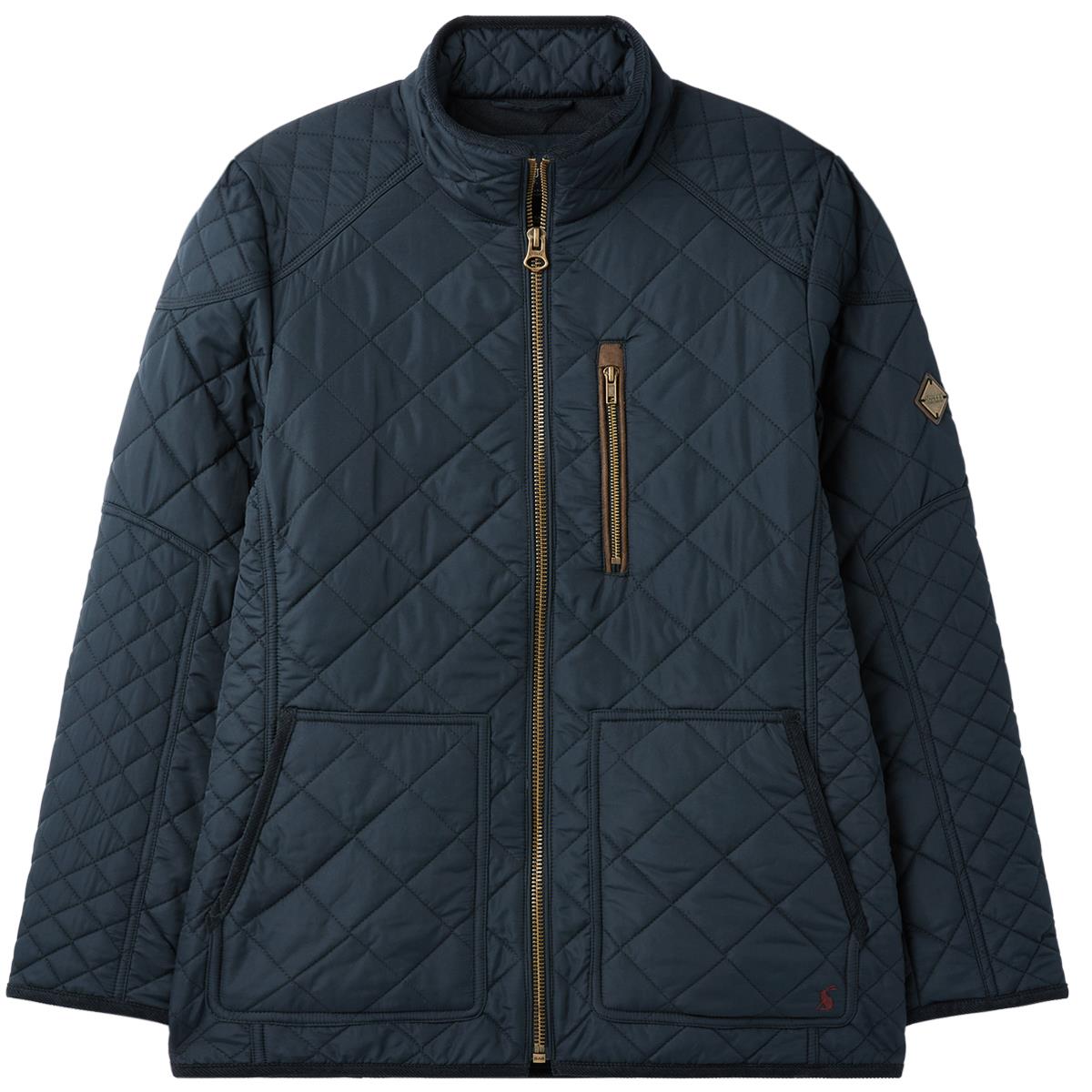 JOULES MENS DERWENT Quilted Fleece Lined Coat Heritage Green Marine
