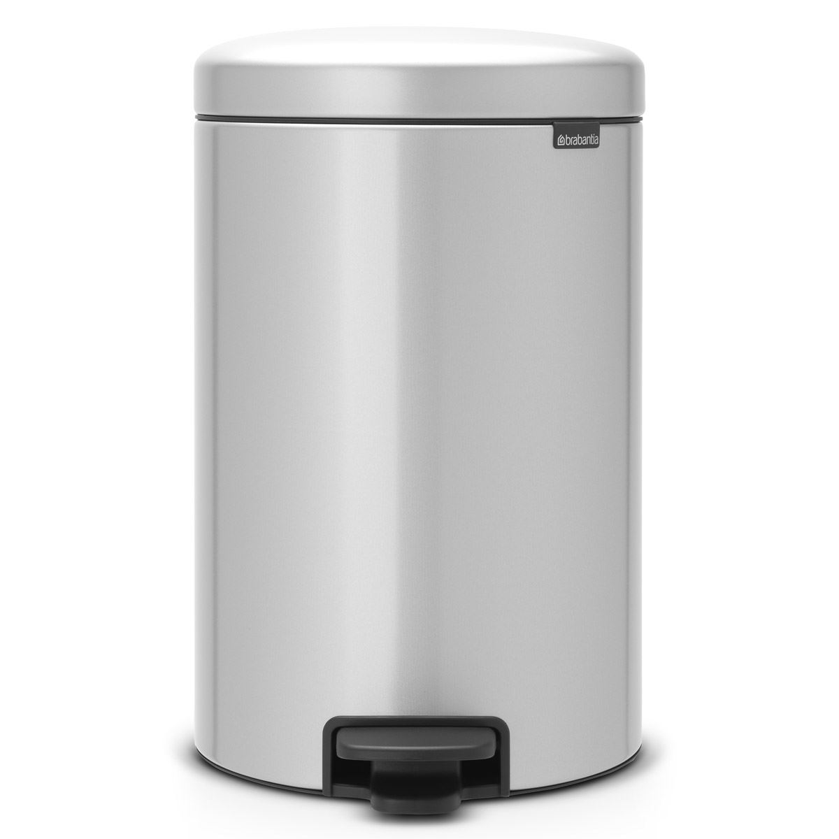 Brabantia newIcon Pedal Bin 20 Litre Plastic Bucket White Black Grey Green Taupe - Picture 20 of 26