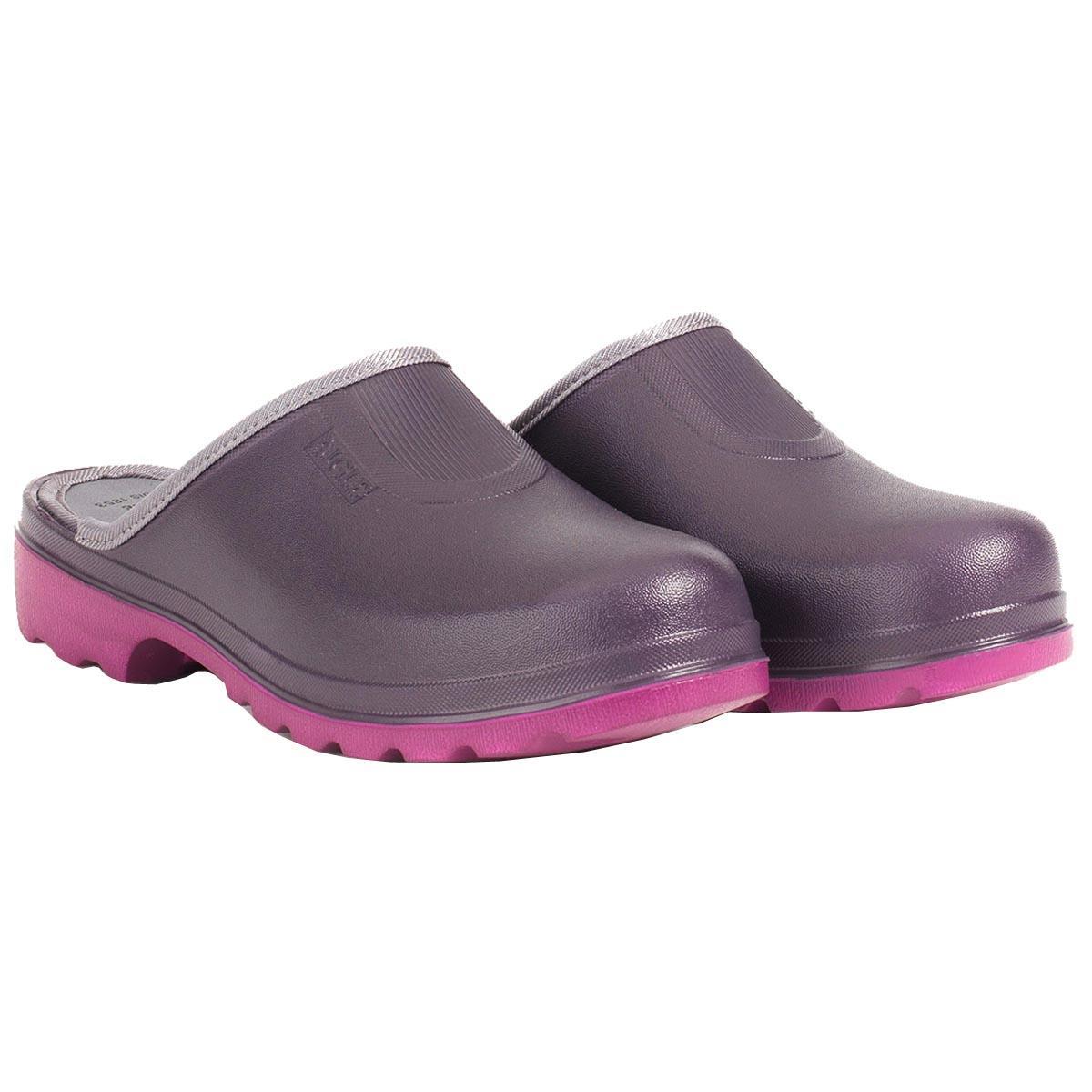 Zuecos Aigle Taden para mujer Berenjena Dhalia Damas Zapatos de jardín - Imagen 4 de 13