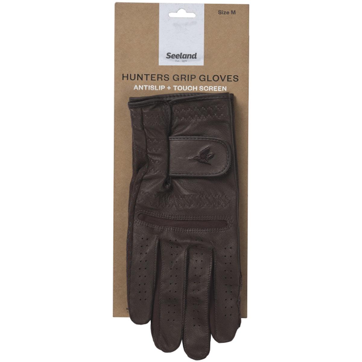 Seeland Mens Aim Leather Shooting Gloves Chocolate Torte Sizes Small To XL - Picture 6 of 8