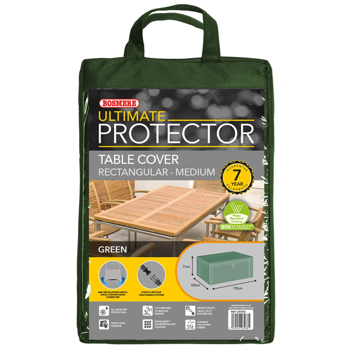Bosmere Ultimate Protector Rectangular Table Cover Various Sizes 4 To 8 Seat - Picture 20 of 20