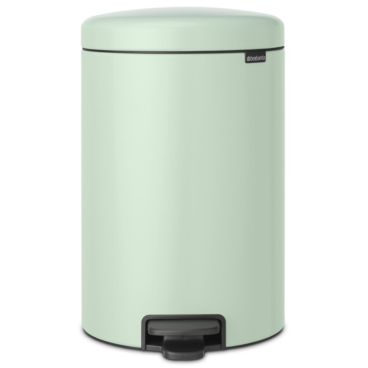Brabantia newIcon Pedal Bin 20 Litre Plastic Bucket White Black Grey Green Taupe - Picture 14 of 26